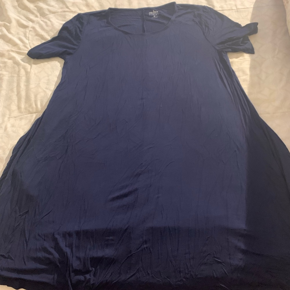 NY&Co. Navy Blue Casual Dress
